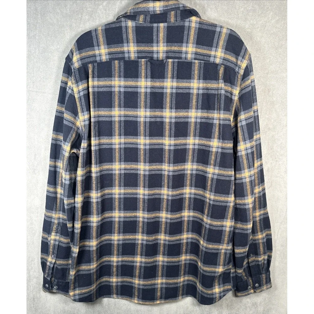 Fjallraven Ovik Heavyweight Flannel Shirt Men's XL Comfort Fit Plaid Cotton